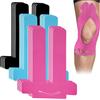 Penbinmall 12 pezzi - kinesiotapes pretagliato per ginocchia, kinesiotapes ginocchio, nastro kinesiologico senza shere, impermeabile, originale in cotone, per sport e supporto e dolore al ginocchio
