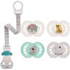 MAM Istruzioni in Lingua Straniera MAM Original ciuccio 6 16 mesi Ciuccio in silicone, 2 pezzi, Include scatole per il trasporto sterilizzate & NIP Clip per ciuccio
