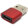 System-S Adattatore USB 3.1 tipo C femmina a 2.0 tipo A maschio in rosso