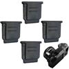 HJDJBD 4 pezzi Hot Shoe Cover per Sony, copertura per scarpe da flash, copertura per scarpe da fulmini, compatibile con A6000 A6600 A7RM4 A7III A7M3 A6400 A7C ZV-E10 A9 A77II A7RIII