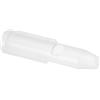 A ABSOPRO Leva adattatore per pomello del cambio auto per Peugeot 106 107 206 207 in plastica bianca