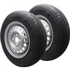 trailer parts4u Ruota completa 155/80R13 84N 100x4, 4Jx13, 4 fori, 155 80 R 13 (2 pezzi)