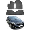 OMAC Tappetini in Gomma Compatibili con Toyota Prius Plus 2011-2015 Tappetini Auto Gomma Nero 4X