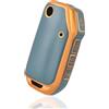 OFF WE GO Custodia Chiave Cover Chiave Guscio Chiavi per Kia Ceed CD XCeed Sportage R GT MK5 Stinger GT Sorento Picanto Proceed Coprichiave Macchina TPU Telecomando Auto Portachiavi, Oro Blu