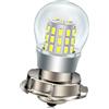 Ruiandsion P26S LED Lampadina Moto Bianco 6000K 3014 LED Chip 39SMD 10V 24V 30V per Fendinebbia o Luci Diurne Moto Confezione da 1