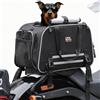 KEMIMOTO Borsa Moto per Animali, Borsa da Trasporto Moto Espandibile per Cani e Gatti di Piccola Taglia Max 7,5 kg, Gabbietta per Animali Domestici Pieghevole 46x28x28 cm per Motos Cruiser e Touring