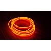 CARALL Stringa El Striscia Neon LED 5 Metri Flessibile Tagliabile Luce Decorativa Atmosfera per Interno Auto Camion Camper Sfilata Moda (Arancione)