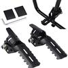 MOQIAOSEIKO 22-25mm Pedane anteriori per moto Highway Poggiapiedi pieghevoli Morsetti Protezione motore Barre di protezione Supporto per BMW R1250GS R1200GS adv adventure LC HP GSA Tiger Explorer