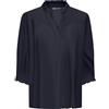 ONLY Onlraya Shirt Wvn Noos Maglietta Femminile con vestibilità Regolare e Maniche a 3/4, Cielo Notturno, L Donna