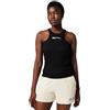 Karl Lagerfeld Jeans Donna Ribbed Logo Tank Corydalis Blue XS