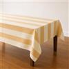 Talking Tables Tovaglia grande in cotone a righe gialle, riutilizzabile, per pranzi estivi, feste in giardino, matrimoni, picnic, lavabile, morbido cotone, 160 x 250 cm