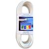 IPEA Cavo Stendibiancheria da Esterno in Acciaio - 20 METRI - Made in Italy - Filo Stendi Biancheria Plastificato da Esterno per Stendere il Bucato, Vestiti, Panni - Bianco - Spessore 3.5 mm