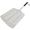 cozze® Pala per Pizza in Alluminio - 60 cm, Superficie Forata 28x28 cm, Manico ERGO in Acciaio Inox e Plastica, Facile da Usare, Perfetta per Forno Pizza