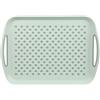 KESPER | Vassoio da portata antiscivolo, materiale: plastica PP, dimensioni: 41,5 x 29 x 4,5 cm, colore: verde | 77301