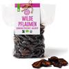 PAKKA - Prugne secche bio Fairtrade non oliate, prugne selvatiche essiccate, metà di prugna da raccolta selvatica, da piccoli agricoltori di Samarcanda, Uzbekistan, vegane, confezione famiglia (1 kg)