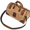 Handadsume Borsone da viaggio in tela + pelle da viaggio, borsa da palestra, borsa da viaggio per uomo FB8151, 8151-Khaki-Tracolla, Medium, Stile vintage retrò elegante Street Free Style