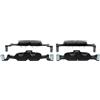 Bosch BP2243 Pastiglie freno - Certificato ECE-R90-1 set di 4 pastiglie