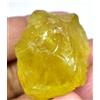 Gemsmyriad 100% Naturale Limone Citrino 138.50 KT Certificato 37 MM FACET Esemplare Grezzo