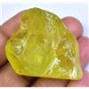 Gemsmyriad 100% Naturale Limone Citrino 202.85 KT Certificato 39 MM FACET Esemplare Grezzo