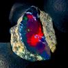 OPAL EMPIRE Natural Opal Nero Grezzo Etiopico 6,5 Ct 17x13 mm 1 Pietra