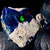 OPAL EMPIRE Ethiopian Black Opal Grezzo Naturale Fire Opal Gemma 9 Ct 22x14 mm