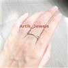 Moissanite Rotonda Con 14K Placcato Oro Bianco Argento Anello Infinity per Da #
