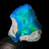 OPAL EMPIRE Gemma Opale Nero Grezzo Etiopia Fire Opal Naturale 12 Carati 20x14mm 1 Pz