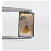 Surat*Diamond*City Giallo Forma Quadrata Diamante 0.51ct Passo Taglio Naturale Sfuso 6.5x4.3mm