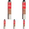 Fischer PUP T 750 Schiuma Poliuretanica per Tegole, Coppi, Tetti, Riempitiva, Isolante, per Pistola, 750 ml, 71044 (Confezione da 5)