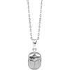 TALISMAN JEWELLERY Ciondolo in argento Sterling 925, motivo: scarabeo sacro dell'antico Egitto, 10 x 15 mm