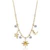 Brosway Collana Donna in Acciaio e Cristalli con Simbolo Rosa Dei Venti | Collezione Chakra - BHKN190