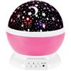 Generic Proiettore di luce notturna a LED proiettore stella luce notturna regali per uomini donne bambini migliori regali per bambini
