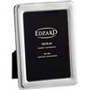 EDZARD Cornice portafoto Anzio per foto 13 x 18 cm, placcata in argento, con retro in velluto, 1 gancio, cornice portafoto da appoggiare, verticale o orizzontale, colore argento