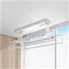 Generic Bianca, Stendino Elettrico A Soffitto Hanger Telecomando Sollevamento Automatico Balcone Hanger Telescopico Hanger Domestico Stendibiancheria da Soffitto in Alluminio