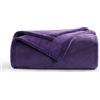 Aisbo Plaid Coperta Pile Singolo - Coperta Calda Invernale per Divano e Letto Singolo 130x150 cm Pile di Flanella Morbida Viola, Fleece Blanket for Sofa and Couch