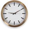Generico Orologio da Parete in Metallo 40 cm Rotondo - Design Moderno e Silenzioso - Senza Numeri - Disponibile in Oro, Argento e Rosa - Ideale per Casa e Ufficio, Facile da Leggere (Oro)