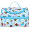 Disney Toy Story - Borsa per il pranzo con 2 scomparti, motivo personaggi di Toy Story, poliestere 600D, isolante, ideale per scuola e lavoro, con targhetta per il nome e maniglia per il trasporto