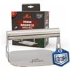 grillart® Pressa per hamburger in acciaio inox di alta qualità per hamburger Smashed con 30 pezzi di carta per hamburger - Burger Smasher per Plancha & Teppanyaki - Pressa per barbecue in acciaio inox