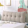 UWOBTN Cuscino Schienale Letto E Divano CuscinoLetto Premium 60/80/120/140/150/160/180/200cm Singolo/Matrimoniale Cuscini Testata letto Removibile Lavabile Lettura Schienale ( Color : #8 , Size : 180x60x20cm