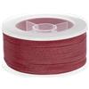 PATIKIL Cordone In Nylon 0,02 Pollici x 109 Iarde Filo Intrecciato In Nylon Per Braccialetti Cordone Per Nodi Cinesi Per Creazione Gioielli Collane Perline Tende A Ventaglio, Rosso Dattero