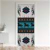 Loussiesd Southwest Nativi Americani Tende Oscuranti Finestra Cavalli Trattamenti Porta Tende Oscuramento Western Decor Tende Oscuranti per Porte con Finestre 132 x 203 cm 1 Pannello