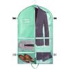 CFHOOAY Sacco appendiabiti per bambini, con 4 tasche, per ballerini, per ragazze, da viaggio, per concorsi, a prova di tarme (110 x 60 cm, 1 pezzo, verde)