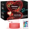 Maverton Lampada personalizzata a Led - Cornice foto con illuminazione multicolore - Idea regalo mamma compleanno - Lastra Acrilica con stampa foto personalizzata - Per la festa della mamma