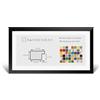 RahmenMax Cornice portafoto in MDF Morena 30 x 80 cm. Nero opaco con vetro acrilico da 1 mm antiriflesso e pannello posteriore bianco - WhiteFix. Cornice per poster in diversi colori e dimensioni.