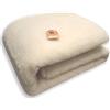 Home Tresor - Coprimaterasso Matrimoniale Pura Lana Vergine Merinos Calda e Confortevole Topper Proteggi Materasso Invernale Divano Letto Due Piazze 160/170 x 190 cm Made in Italy