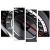 islandburner Quadri Moderni 3D Auto Sportive tachimetro Auto tachimetro Stampa su Tela - Quadro x poltrone Salotto Cucina mobili Ufficio casa - Fotografica Formato XXL