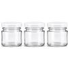 made in home - Mini barattoli da 40 ml, barattolo per conserve, barattoli per spezie con tappo a vite, vasetti per prova, barattoli per marmellate, piccoli barattoli di miele, bicchieri rotondi