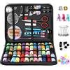 AN HUI MING Set da Cucito,Kit Cucito,183 Cucito Accessori,Set Cucito Bambini,Kit per Cucire,Scatola da Cucito,Kit Cucito Professionale Completo