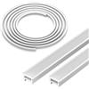 FCOB T1510 5M Profili in silicone neon Canaletta LED Bianco Latte 120° Illuminazione flessibile a luce riflessa per strisce LED COB SMD da ≤10 mm (striscia LED non inclusa)