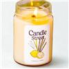 Generico Candle Street | Candela Antizanzare Naturale | Cera di Soia Profumata | Oli Essenziali di Citronella e Limone | 185gr - Lunga Durata 40h | Vegana, Artigianale, Made in Italy | Per Interni ed Esterni
